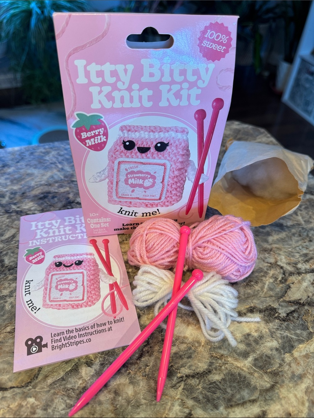 Itty Bitty Knit Kit Kids Craft Set